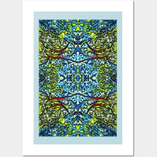 Pattern of Amazon River Illustration by mavicfe Posters and Art